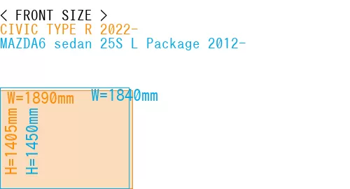 #CIVIC TYPE R 2022- + MAZDA6 sedan 25S 
L Package 2012-